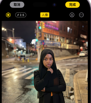 乡城苹果15服务店分享如何在iPhone15系列机型拍摄照片中添加人像效果 